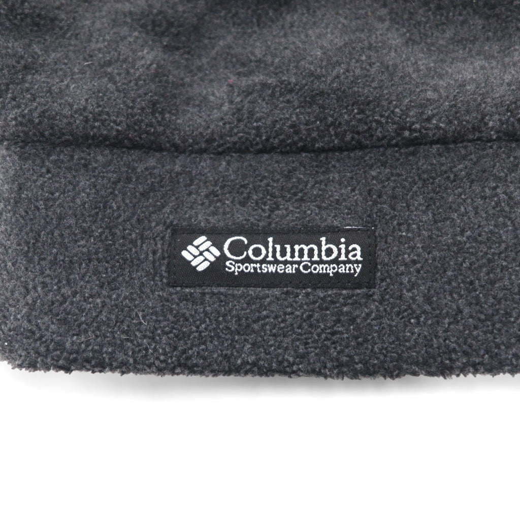 Columbia 90年代 フリース ビーニー ニット帽 グレー ポリエステル CU8205