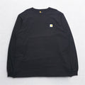 Carhartt Original Fit T-shirt a manica lunga Nera in cotone L TALL ORIGINAL FIT