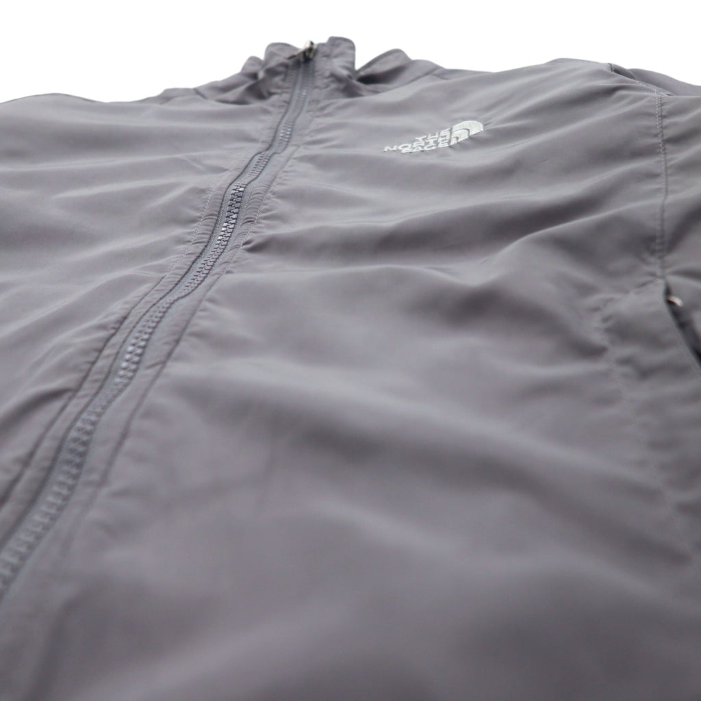 THE NORTH FACE Giacca imbottita con fodera in pile, imbottitura, taglia XS, grigio, poliestere, logo ricamato, coulisse