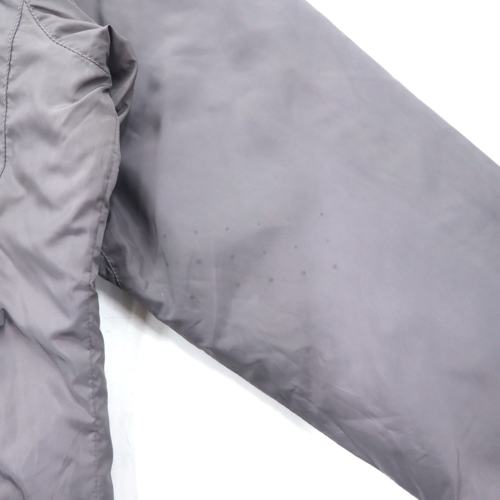 THE NORTH FACE Giacca imbottita con fodera in pile, imbottitura, taglia XS, grigio, poliestere, logo ricamato, coulisse