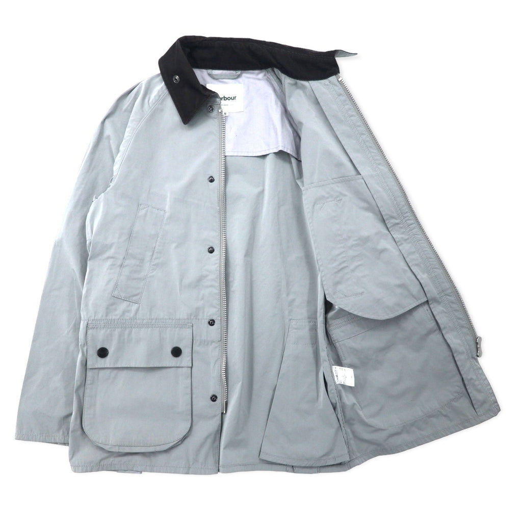 Barbour Bedale SL Giacca S Grigio Poliestere Colletto in Velluto a Coste 1701085