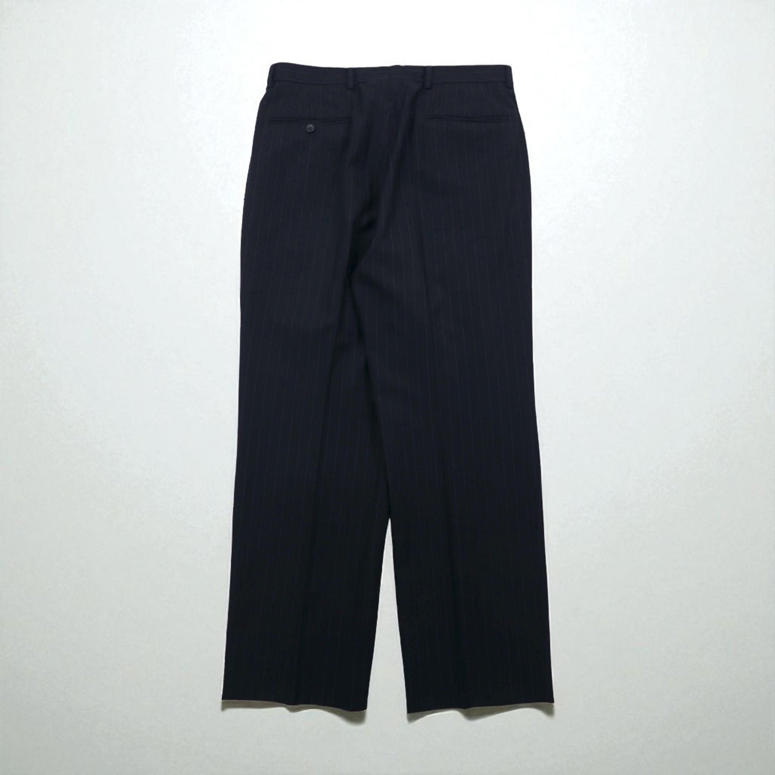 Brooks Brothers Completo 3 bottoni M Blu scuro Gessato Lana Fatto in Giappone