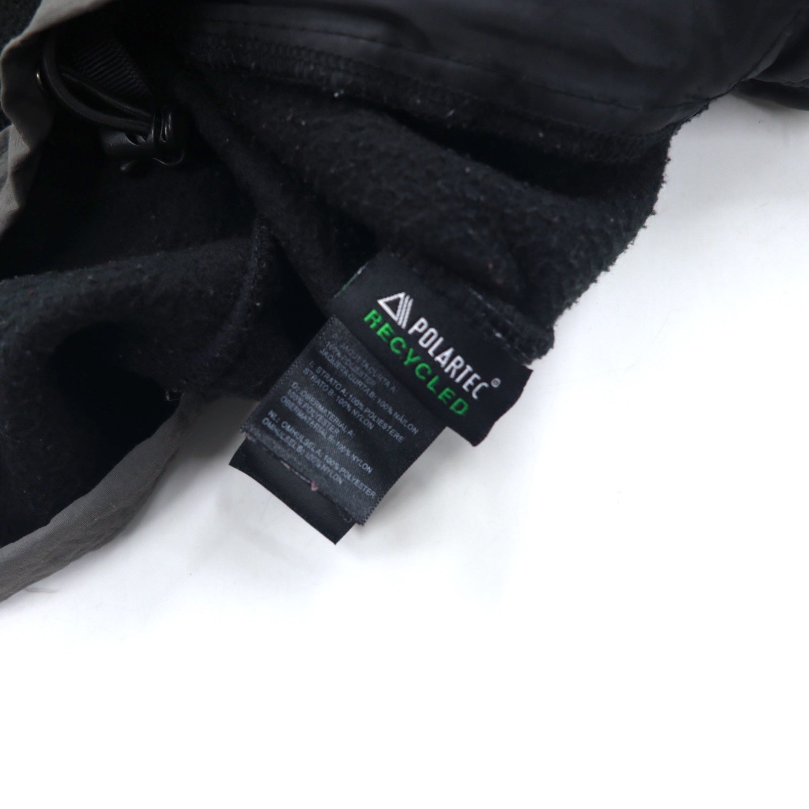 THE NORTH FACE Giacca Denali POLARTEC pile S nero poliestere logo ricamato