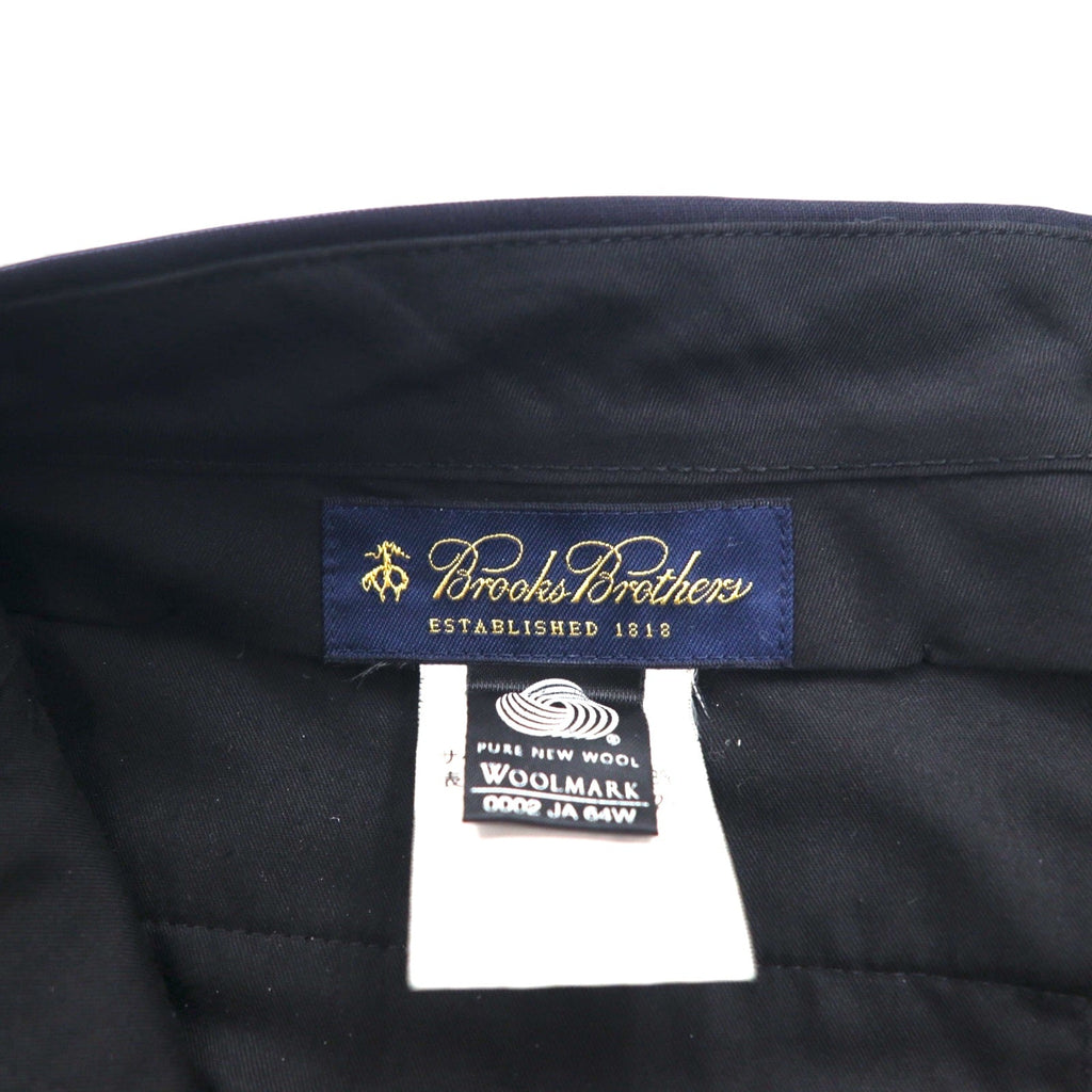 Brooks Brothers Completo 3 bottoni M Blu scuro Gessato Lana Fatto in Giappone