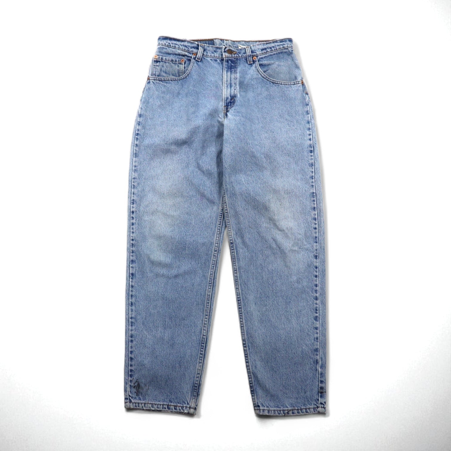 Levi's anni '90, Made in USA, 560 Loose Fit Tapered Jeans, M, Indigo Blue, chiusura a cerniera, 560-4891