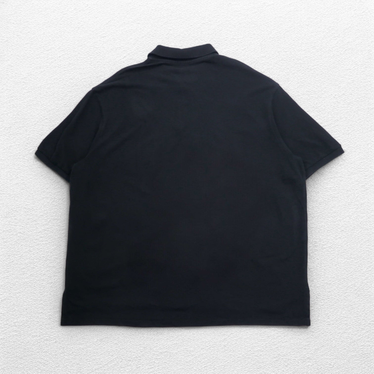 POLO RALPH LAUREN ポロシャツ 4XL BIG ビッグサイズ ブラック コットン 鹿の子 スモールポニー刺繍