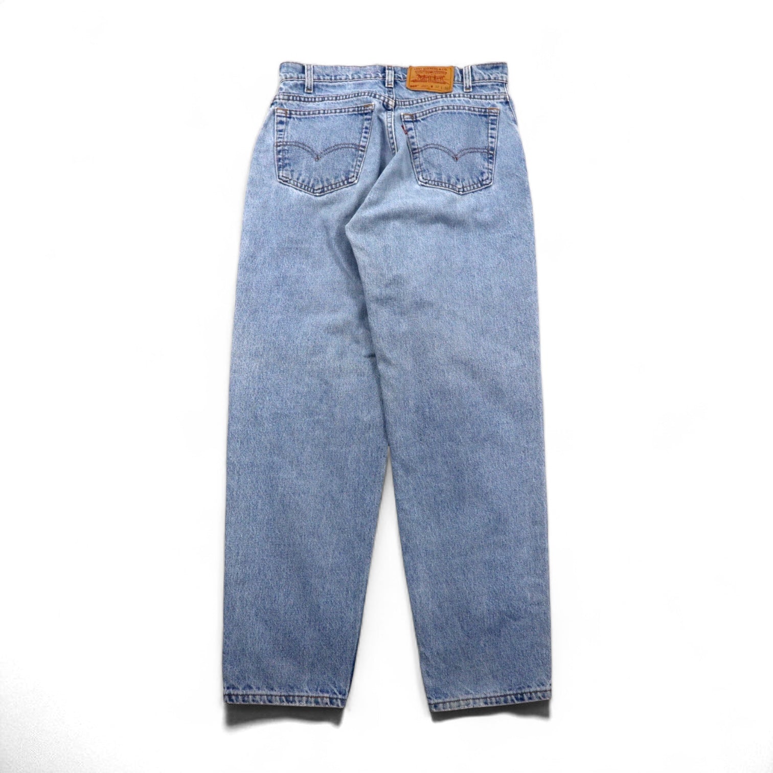 Levi's anni '90, Made in USA, 560 Loose Fit Tapered Jeans, M, Indigo Blue, chiusura a cerniera, 560-4891