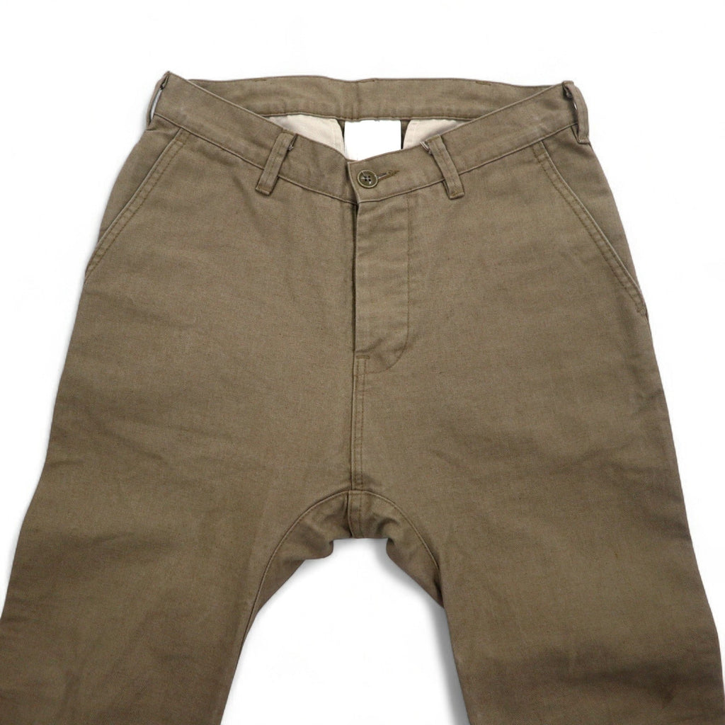 one gravity × International Gallery BEAMS Pantaloni alla turca S Beige Cotone Fabbricato in Giappone