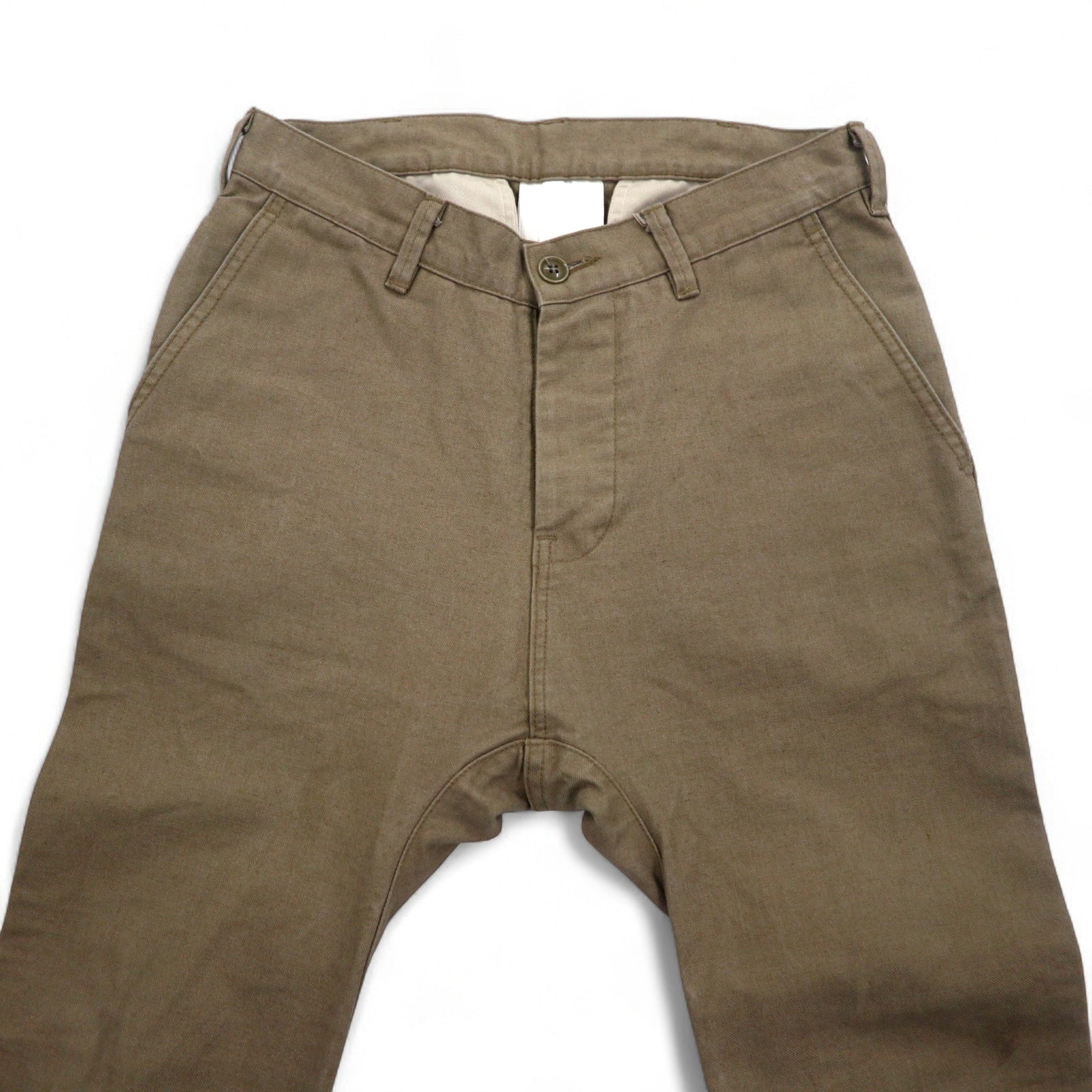 one gravity × International Gallery BEAMS Pantaloni alla turca S Beige Cotone Fabbricato in Giappone