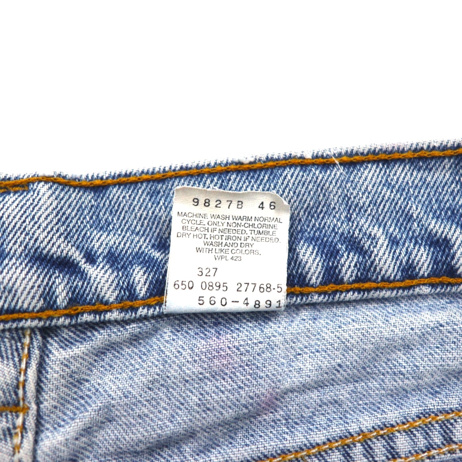 Levi's anni '90, Made in USA, 560 Loose Fit Tapered Jeans, M, Indigo Blue, chiusura a cerniera, 560-4891