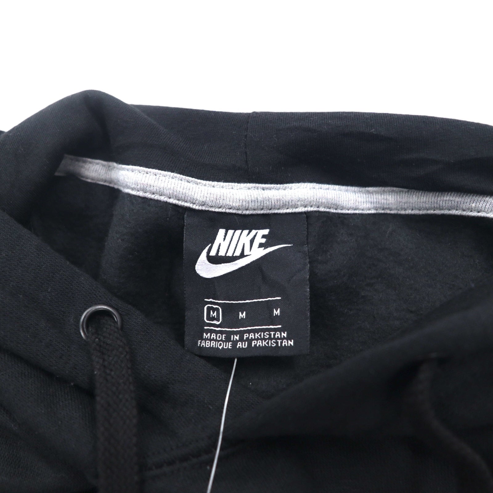 NIKE Felpa con cappuccio pullover M Nera JUST DO IT HOODIE 928717-010 Made in Pakistan Articolo non usato