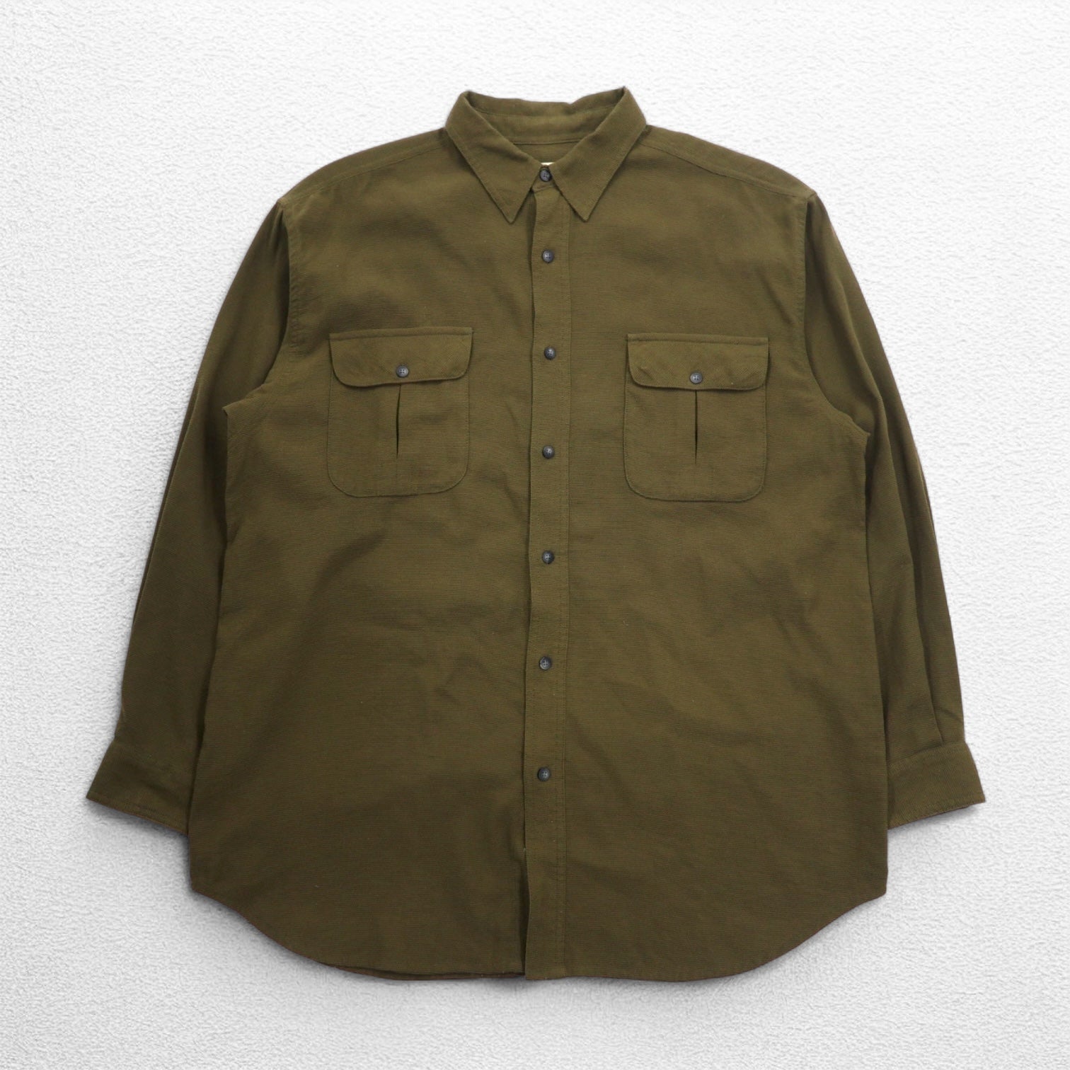 THE NORTH FACE Camicia da Lavoro in Nylon per Esterni L Cachi Taschino sul Petto Taglia USA
