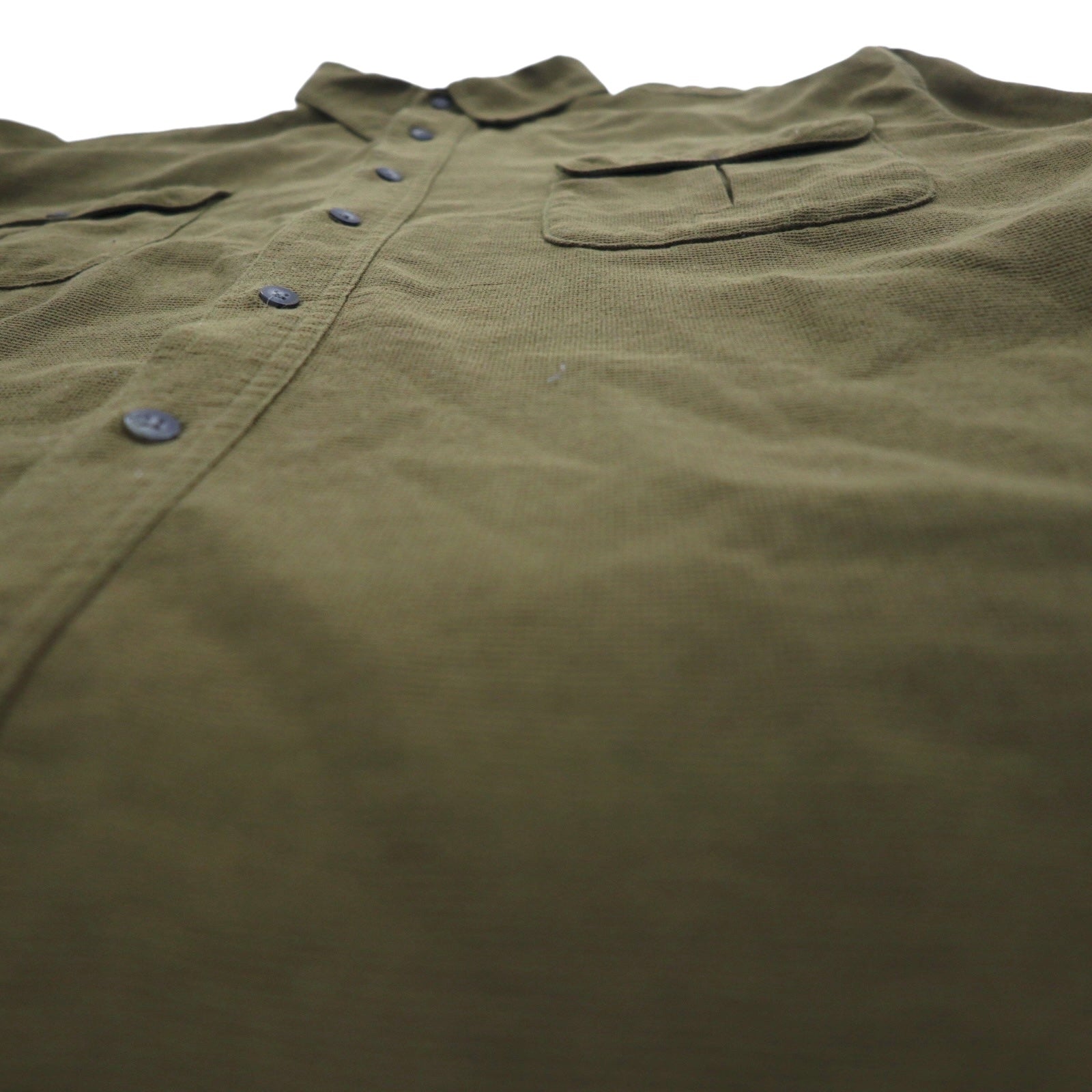 THE NORTH FACE Camicia da Lavoro in Nylon per Esterni L Cachi Taschino sul Petto Taglia USA