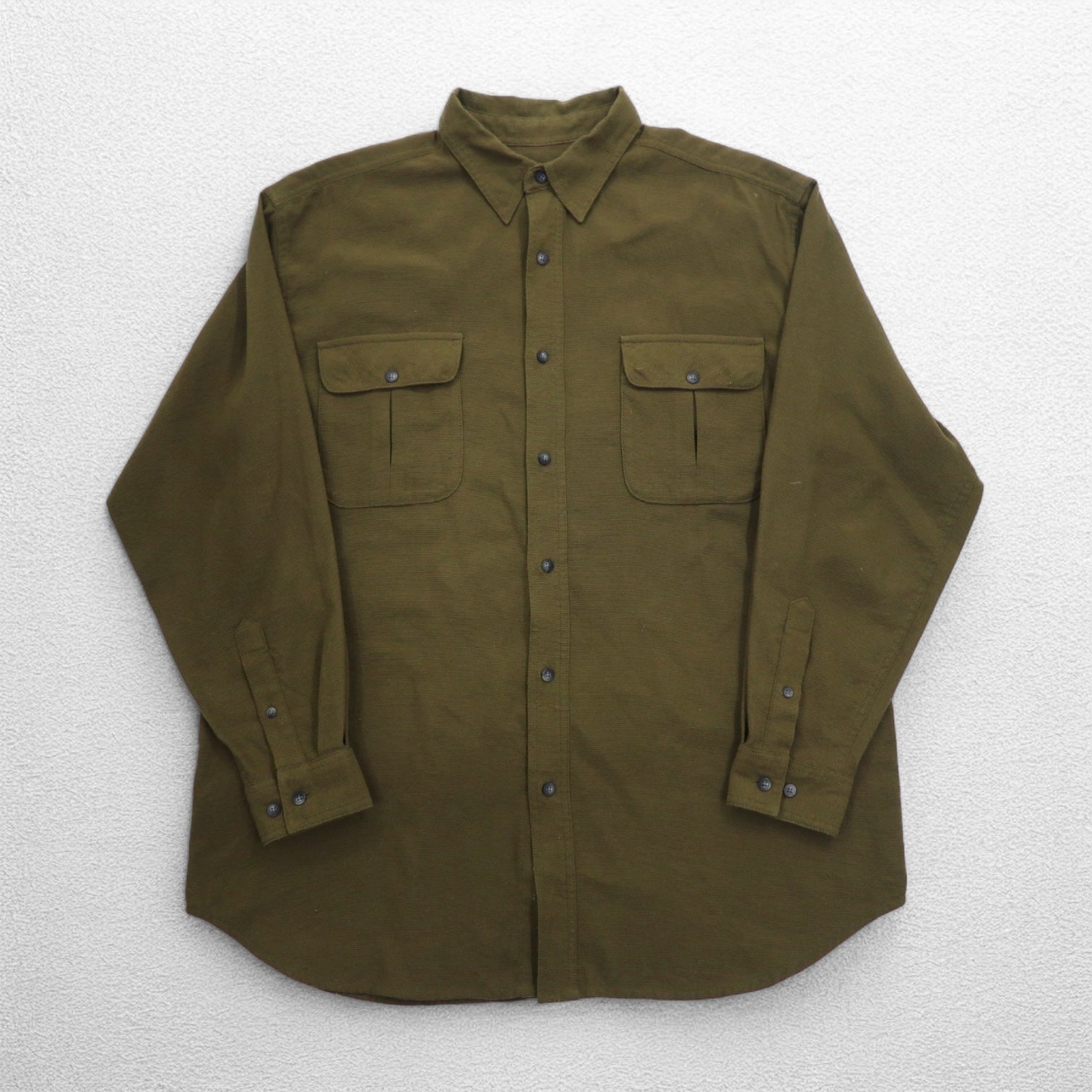 THE NORTH FACE Camicia da Lavoro in Nylon per Esterni L Cachi Taschino sul Petto Taglia USA