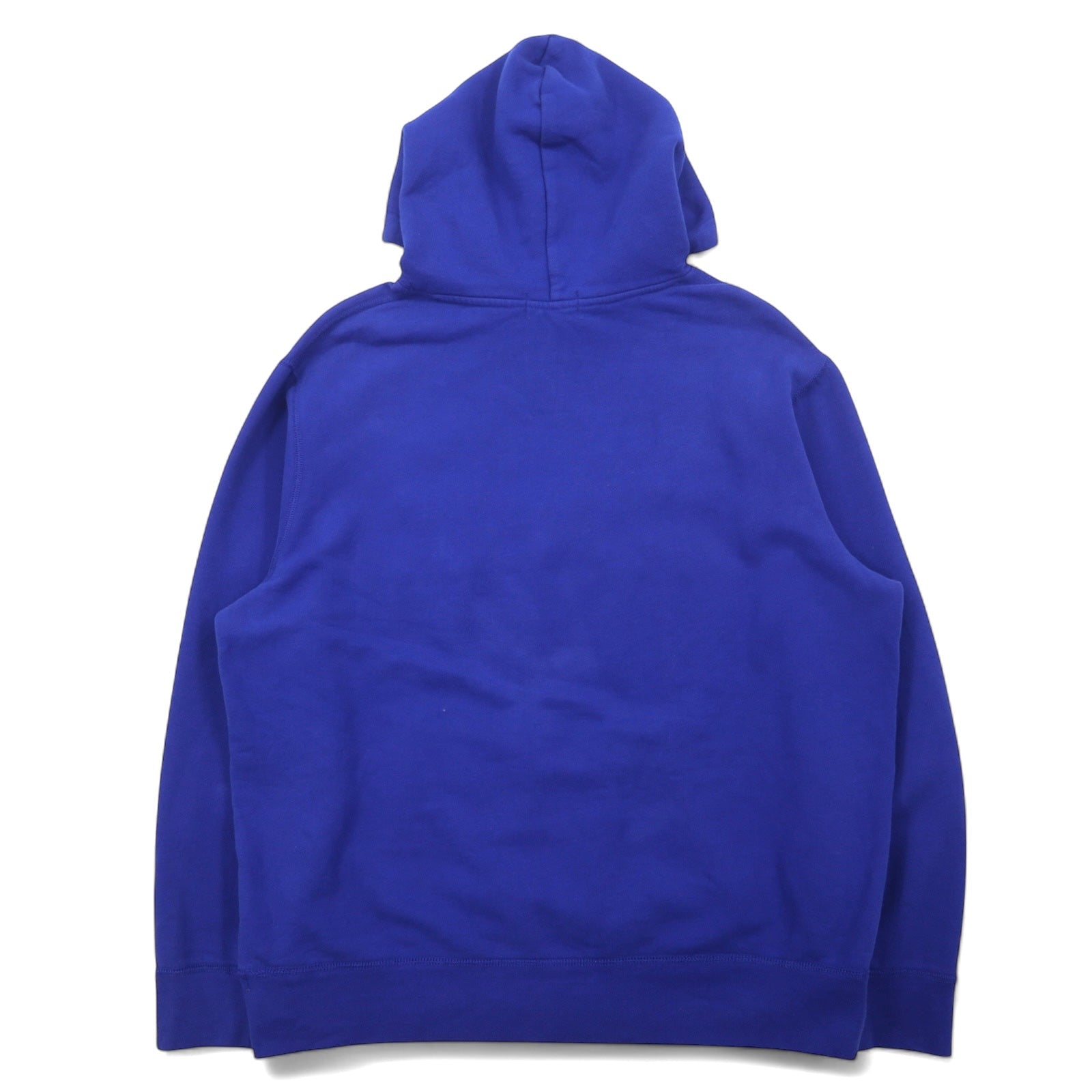 POLO RALPH LAUREN felpa con cappuccio ricamata con logo, taglia XL, blu, in cotone