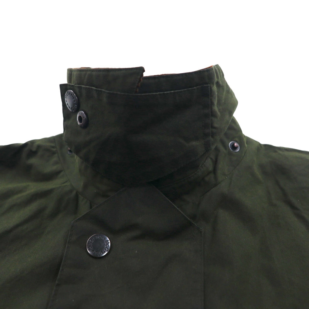 Mc Orvis 90年代 イギリス製 オイルドジャケット L カーキ 防水 コットン 裏地チェック