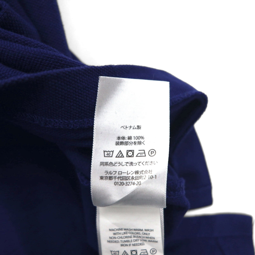POLO RALPH LAUREN Polo classica L CLASSIC FIT Cotone piqué blu navy Ricamo piccolo pony