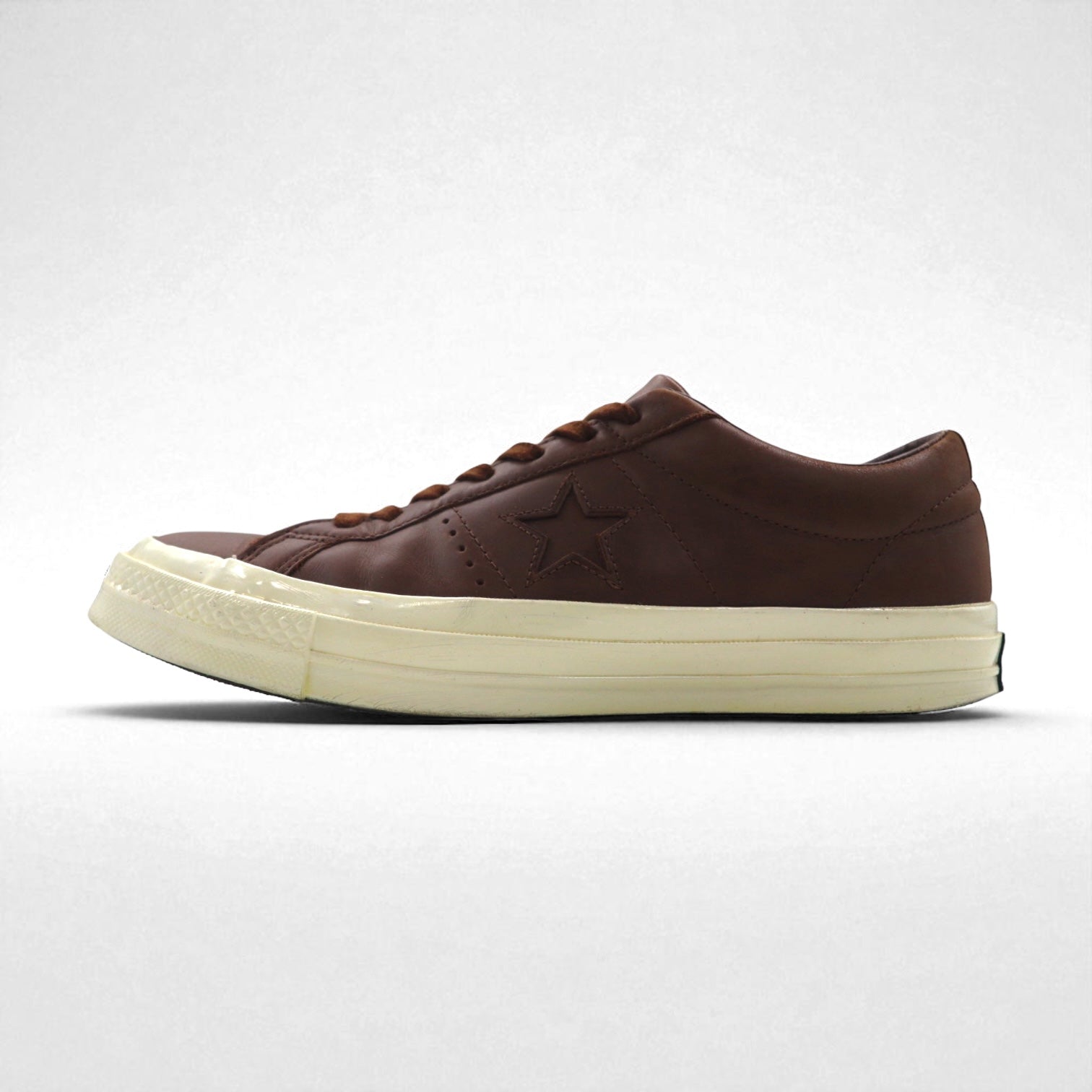 CONVERSE レザー ワンスター ONE STAR スニーカー 27cm ブラウン 157744C