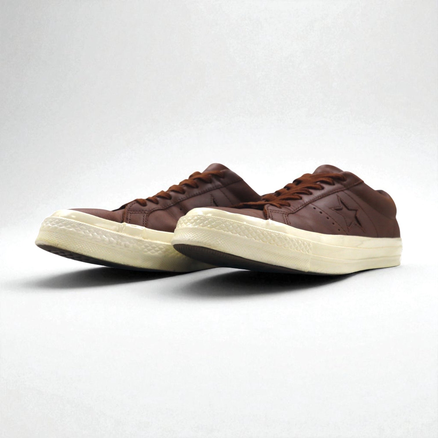 CONVERSE レザー ワンスター ONE STAR スニーカー 27cm ブラウン 157744C