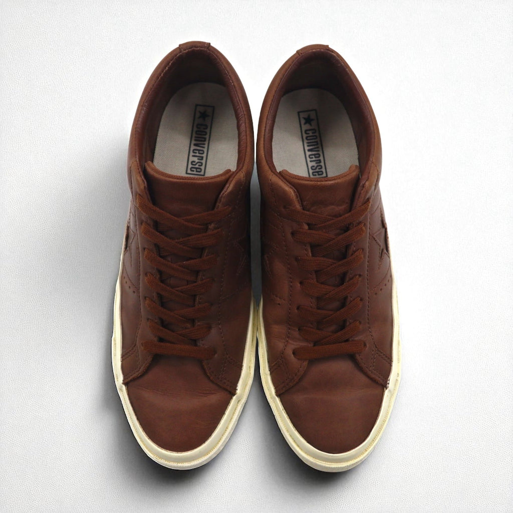 CONVERSE Sneakers in pelle ONE STAR 27cm Marroni 157744C