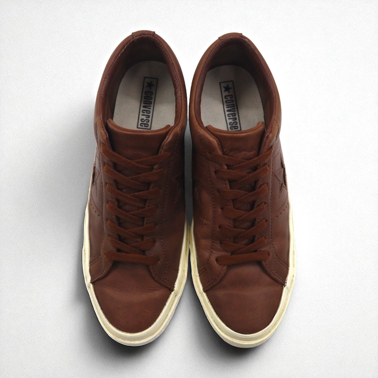 CONVERSE Sneakers in pelle ONE STAR 27cm Marroni 157744C