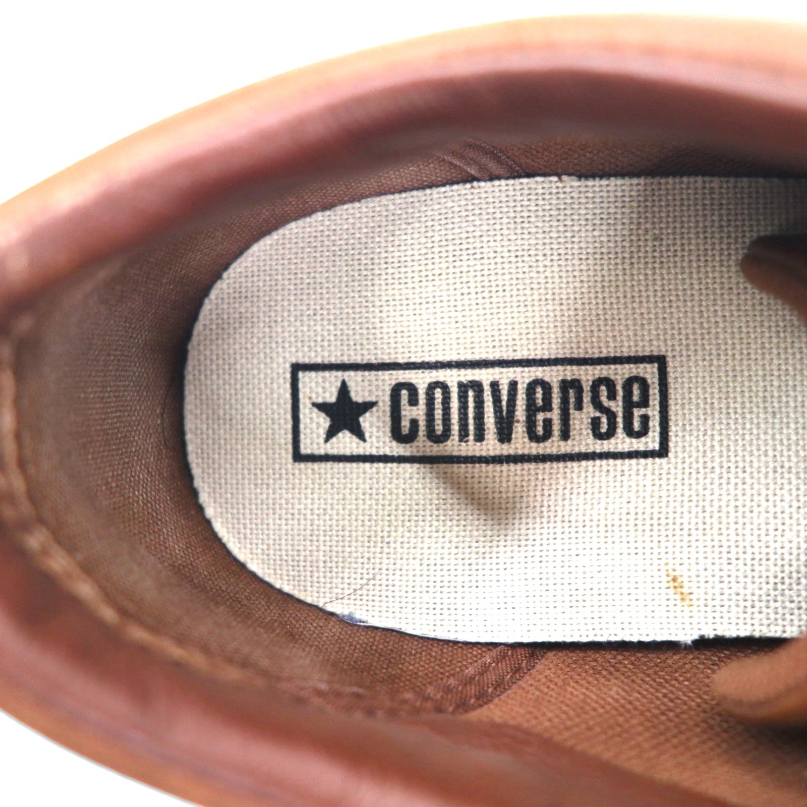 CONVERSE レザー ワンスター ONE STAR スニーカー 27cm ブラウン 157744C