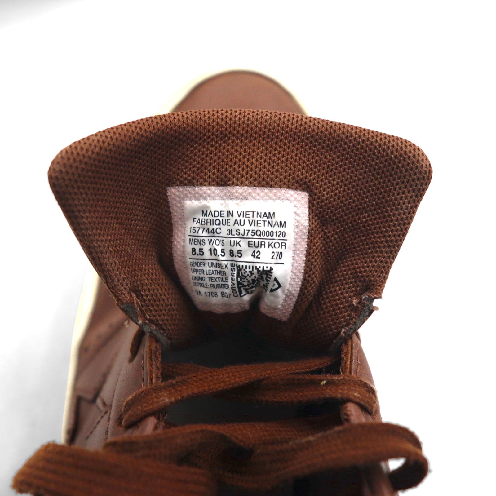 CONVERSE Sneakers in pelle ONE STAR 27cm Marroni 157744C