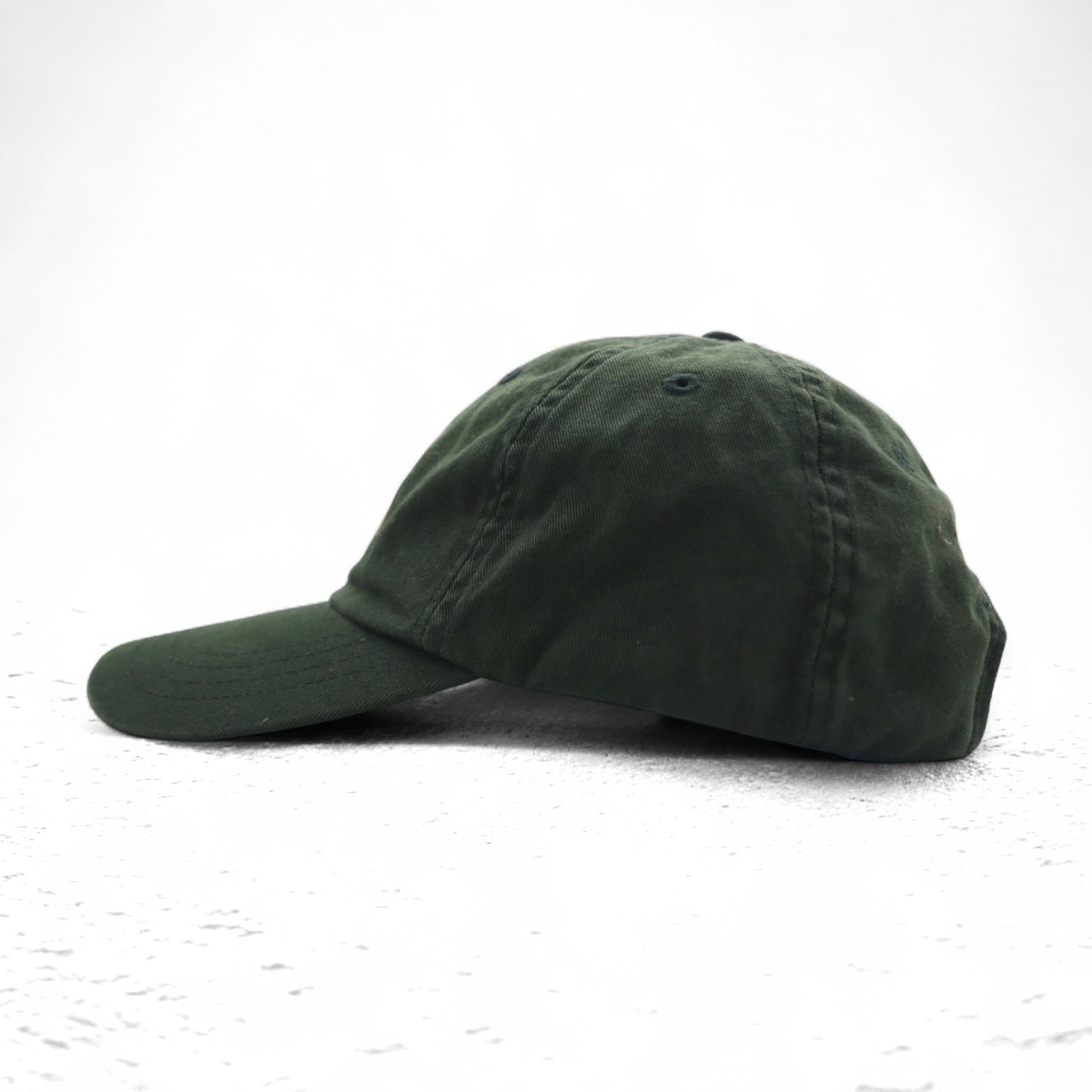 Anni '90 ZEPHYR cappellino a 6 pannelli lavato ricamato college FREE con velcro, kaki, SOUTH FLORIDA, logo ad arco