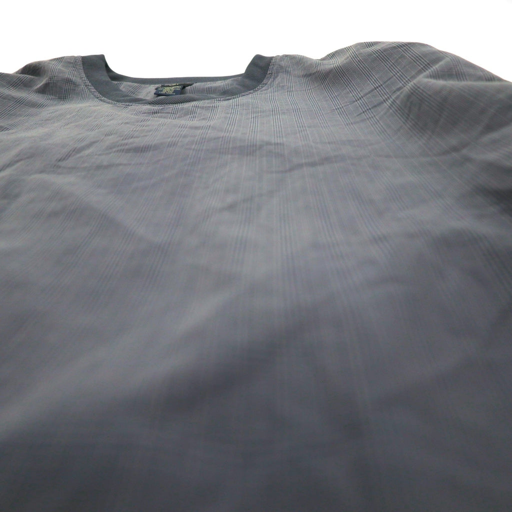 DOCKERS (Levi's) Piste pullover, giacca a vento in nylon, taglia XL, grigio a quadri, rayon, poliestere, impermeabile