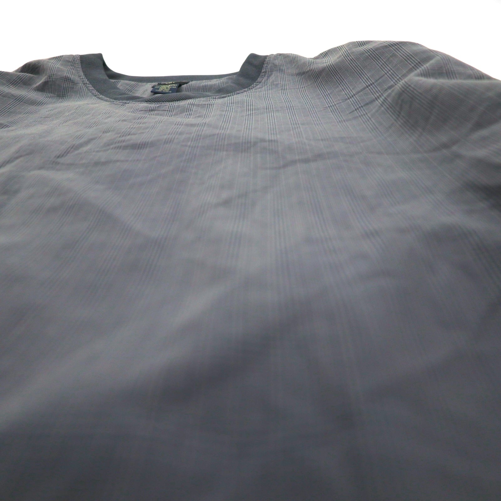 DOCKERS (Levi's) Piste pullover, giacca a vento in nylon, taglia XL, grigio a quadri, rayon, poliestere, impermeabile