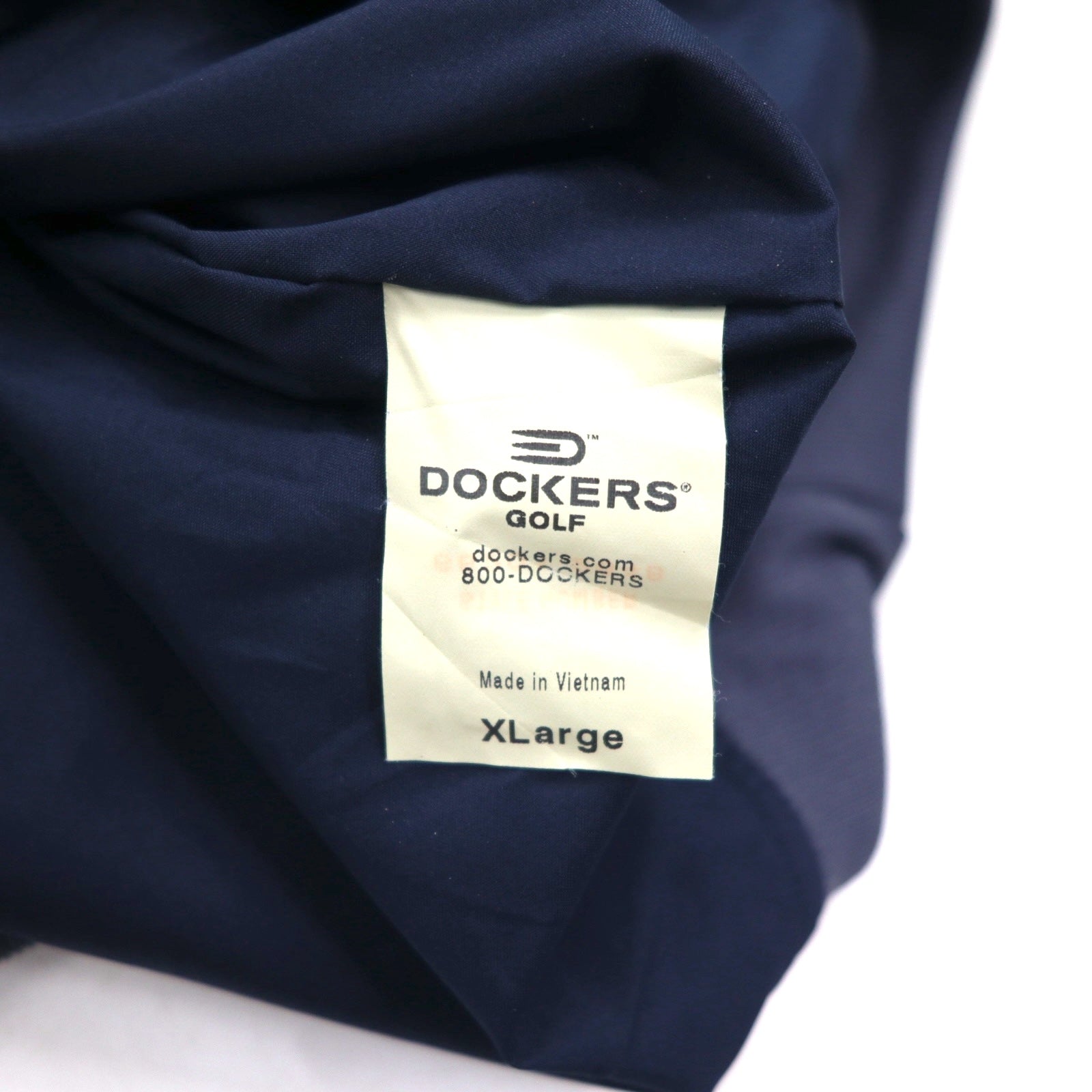 DOCKERS (Levi's) Piste pullover, giacca a vento in nylon, taglia XL, grigio a quadri, rayon, poliestere, impermeabile