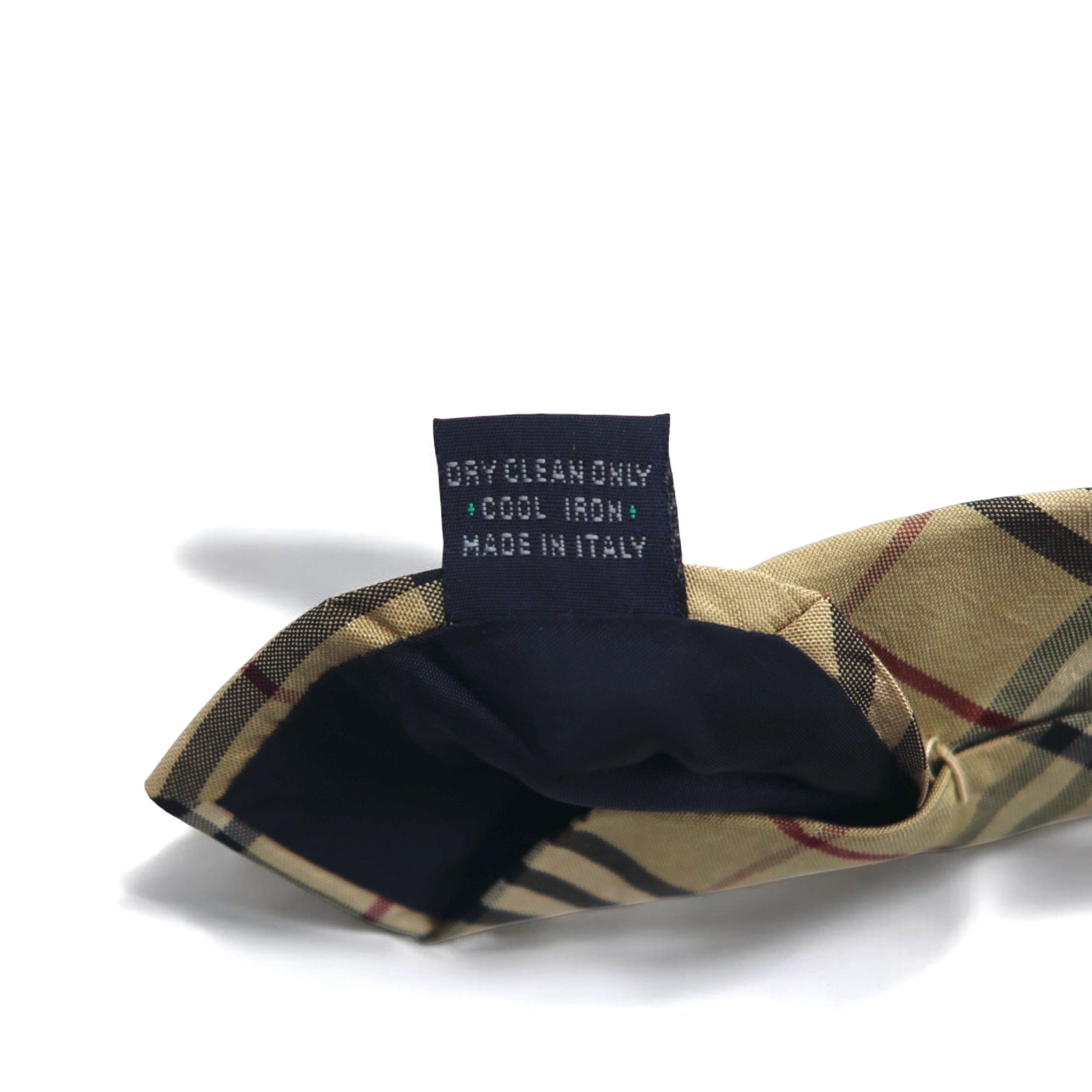 BURBERRY イタリア製 ノバチェック ネクタイ ベージュ シルク