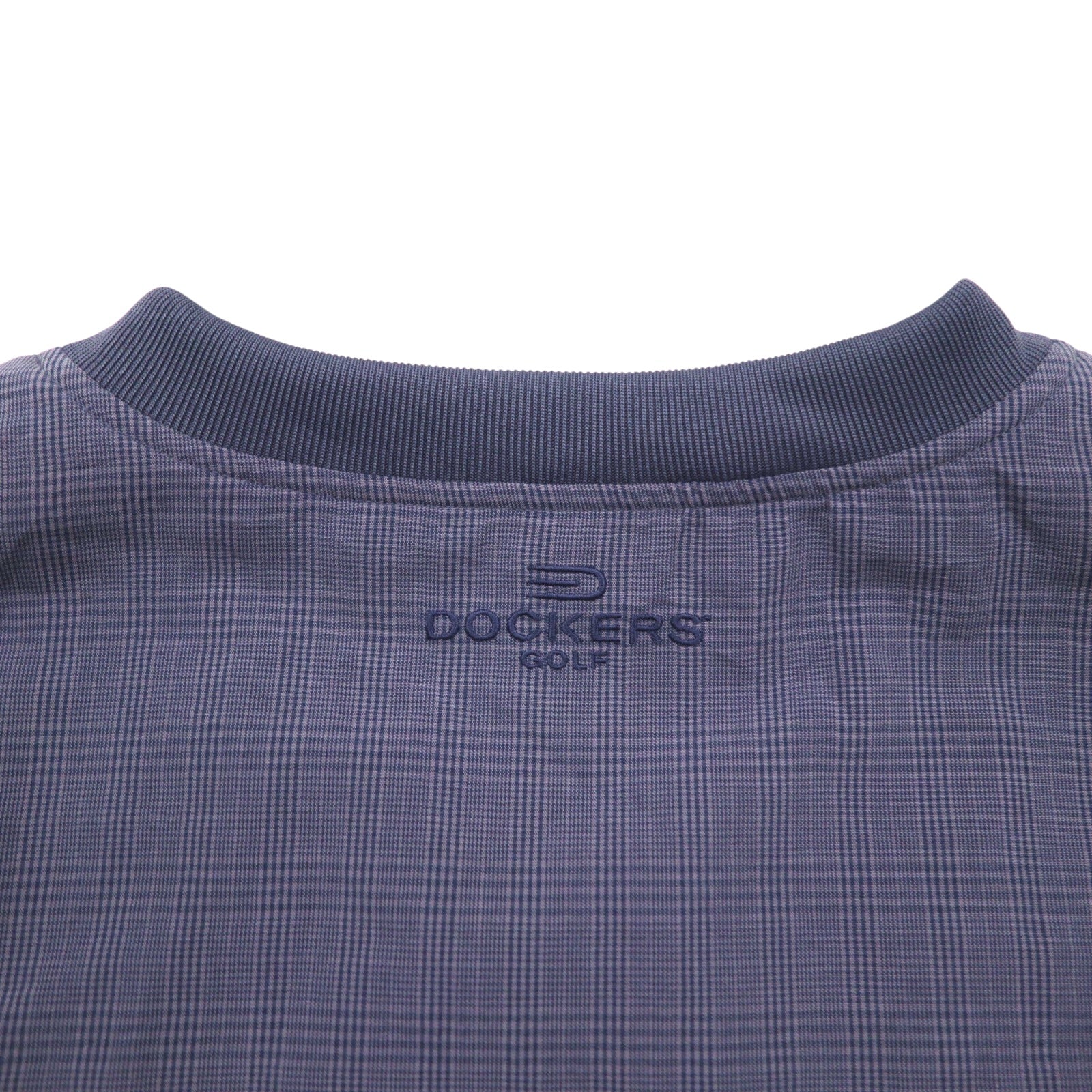 DOCKERS (Levi's) Piste pullover, giacca a vento in nylon, taglia XL, grigio a quadri, rayon, poliestere, impermeabile