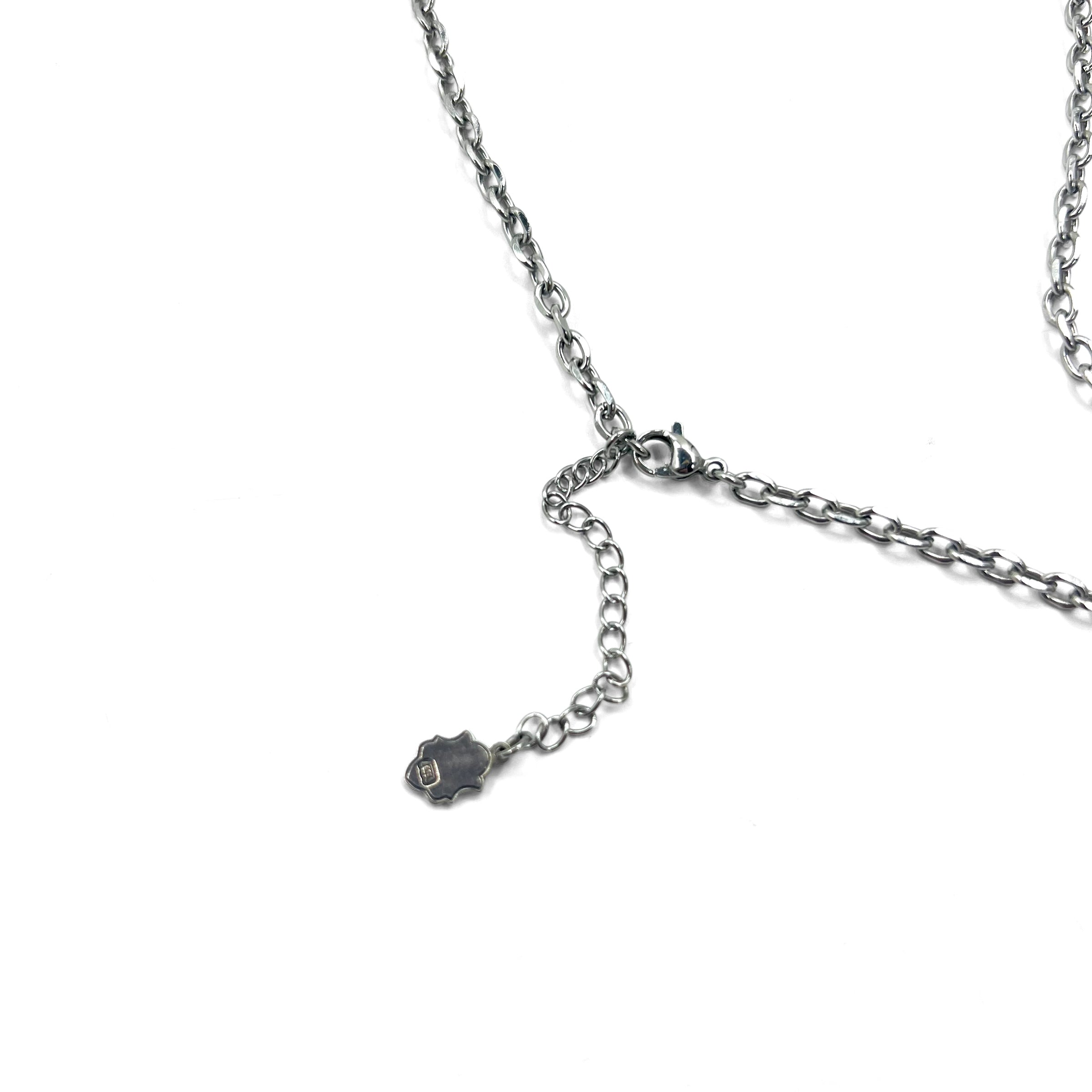 GARNI 鎚目 クロス 十字架 ネックレス シルバー SILVER 925 ハンマーワーク ロザリオ