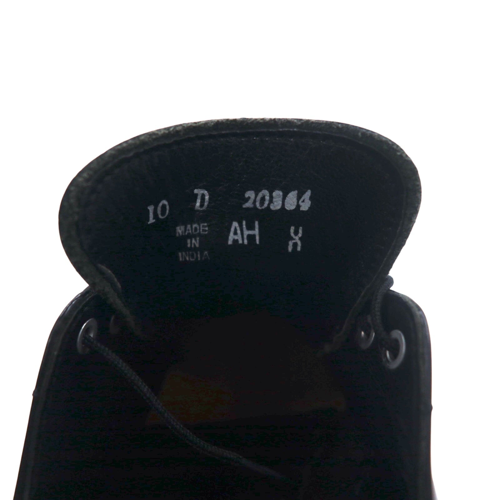 FLORSHEIM anni '80 Wingtip Medallion Scarpe Eleganti 28cm Pelle Nera 20364