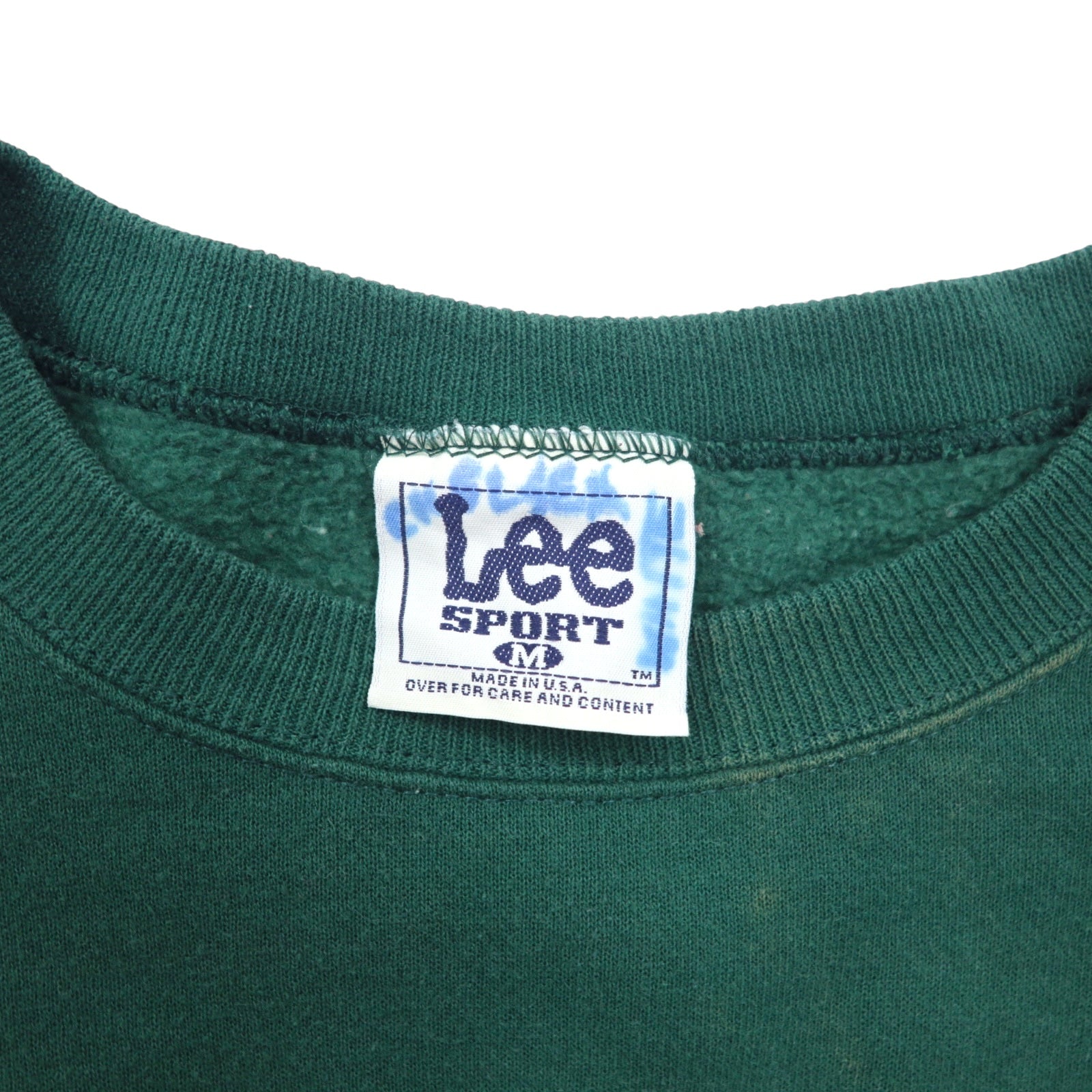Lee SPORT 90年代 USA製 NFL 刺繍 スウェット M グリーン コットン PACKERS パッカーズ NUTMEG