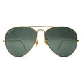 Occhiali da sole a goccia vintage Ray-Ban Bausch & Lomb USA in oro con B&L