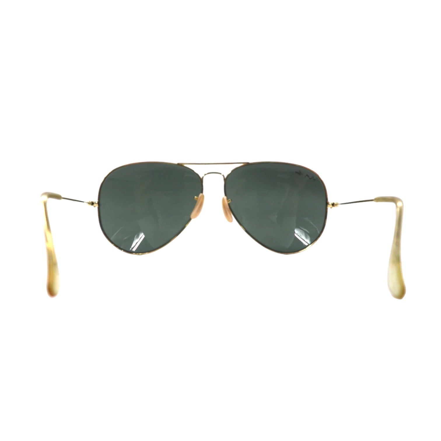 Occhiali da sole a goccia vintage Ray-Ban Bausch & Lomb USA in oro con B&L