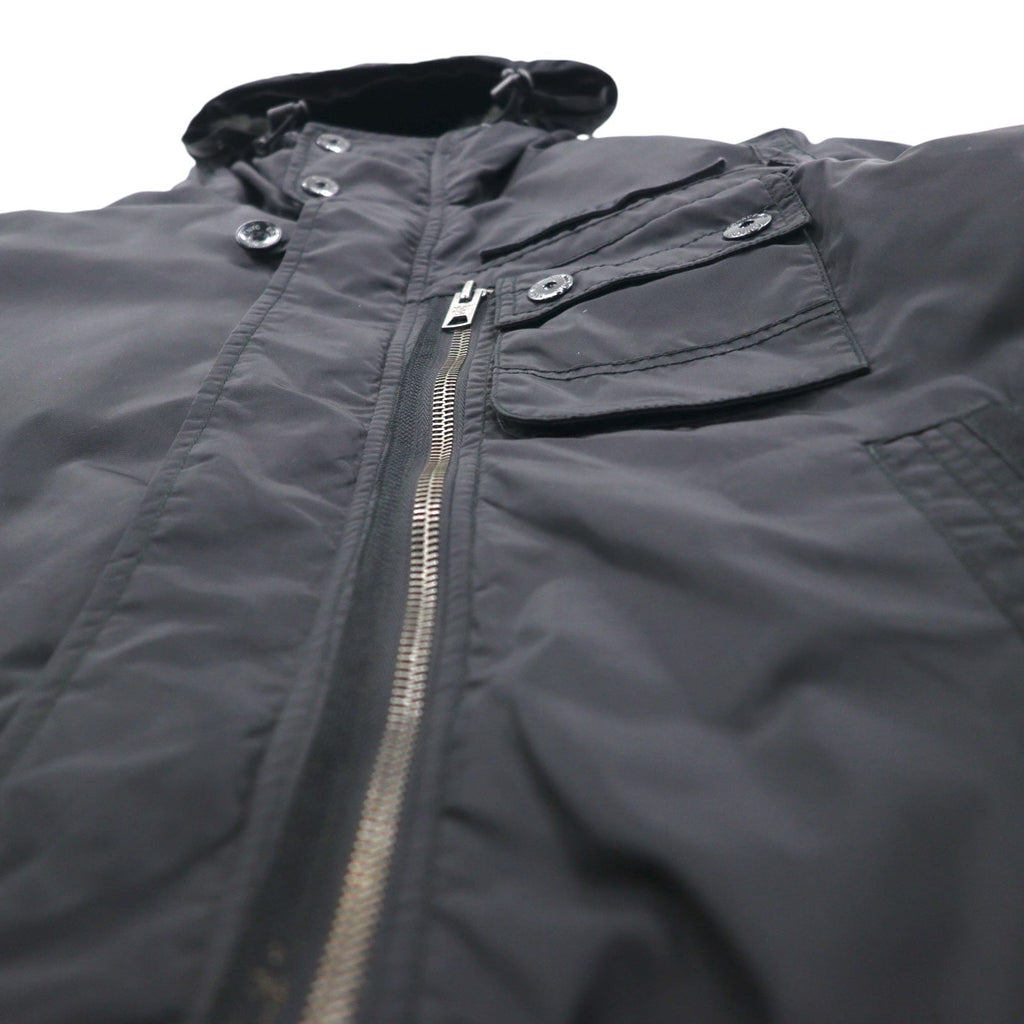 Schott 90年代 MA-7 AER ボンバージャケット フライトジャケット L ブラック 中綿 ミリタリー ARMY TYPE GARMENT KYLE M85-237-04