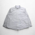 Brooks Brothers オックスフォード ボタンダウンシャツ 2XL ブルー ホワイト ストライプ ワンポイントロゴ