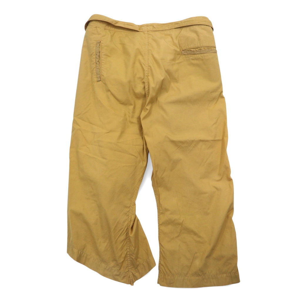 KAPITAL Pantaloni asimmetrici avvolgenti L beige cotone Made in Japan