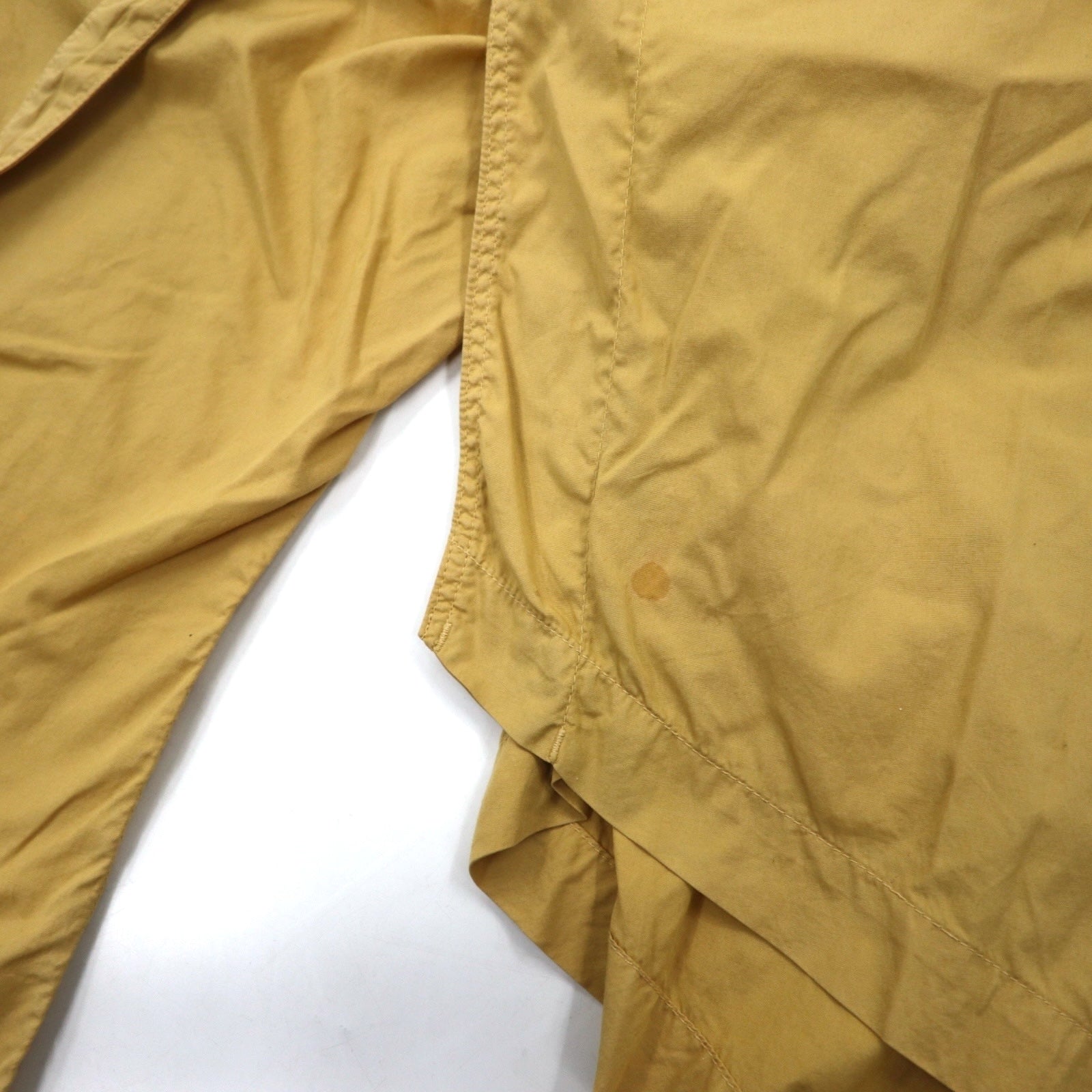 KAPITAL Pantaloni asimmetrici avvolgenti L beige cotone Made in Japan