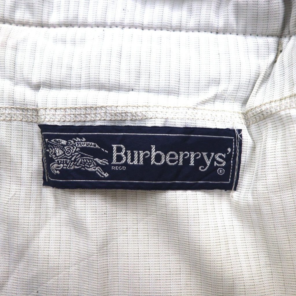 Burberry's anni '80 Pantaloni larghi a 2 pieghe in velluto a coste, made in Germania Ovest, taglia L, colore marrone, in cotone