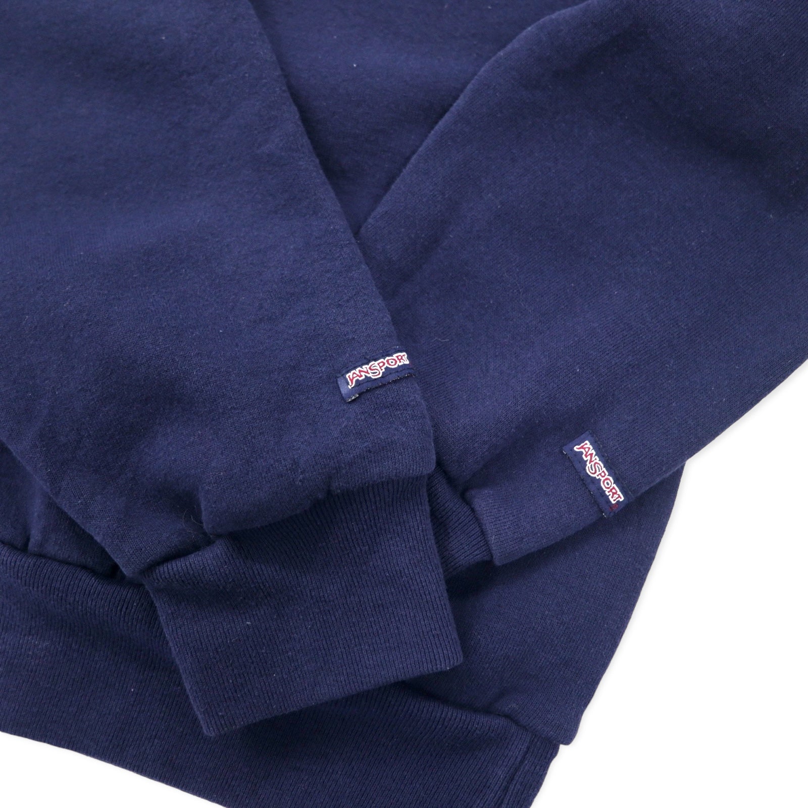 Felpa JAN SPORT Made in USA anni '90 con ricamo college, taglia M, blu navy, cotone, UNIVERSITY OF ALUMNI MISSISSIPPI