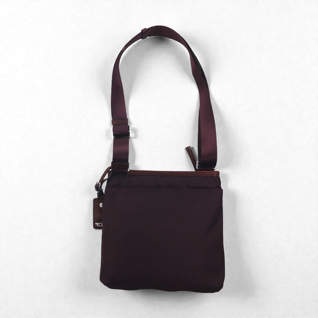 TUMI クロスボディ ショルダーバッグ パープル ナイロン