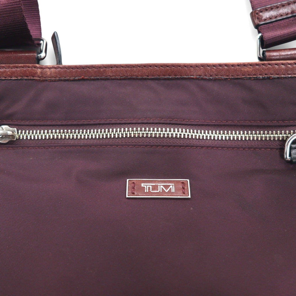 TUMI クロスボディ ショルダーバッグ パープル ナイロン