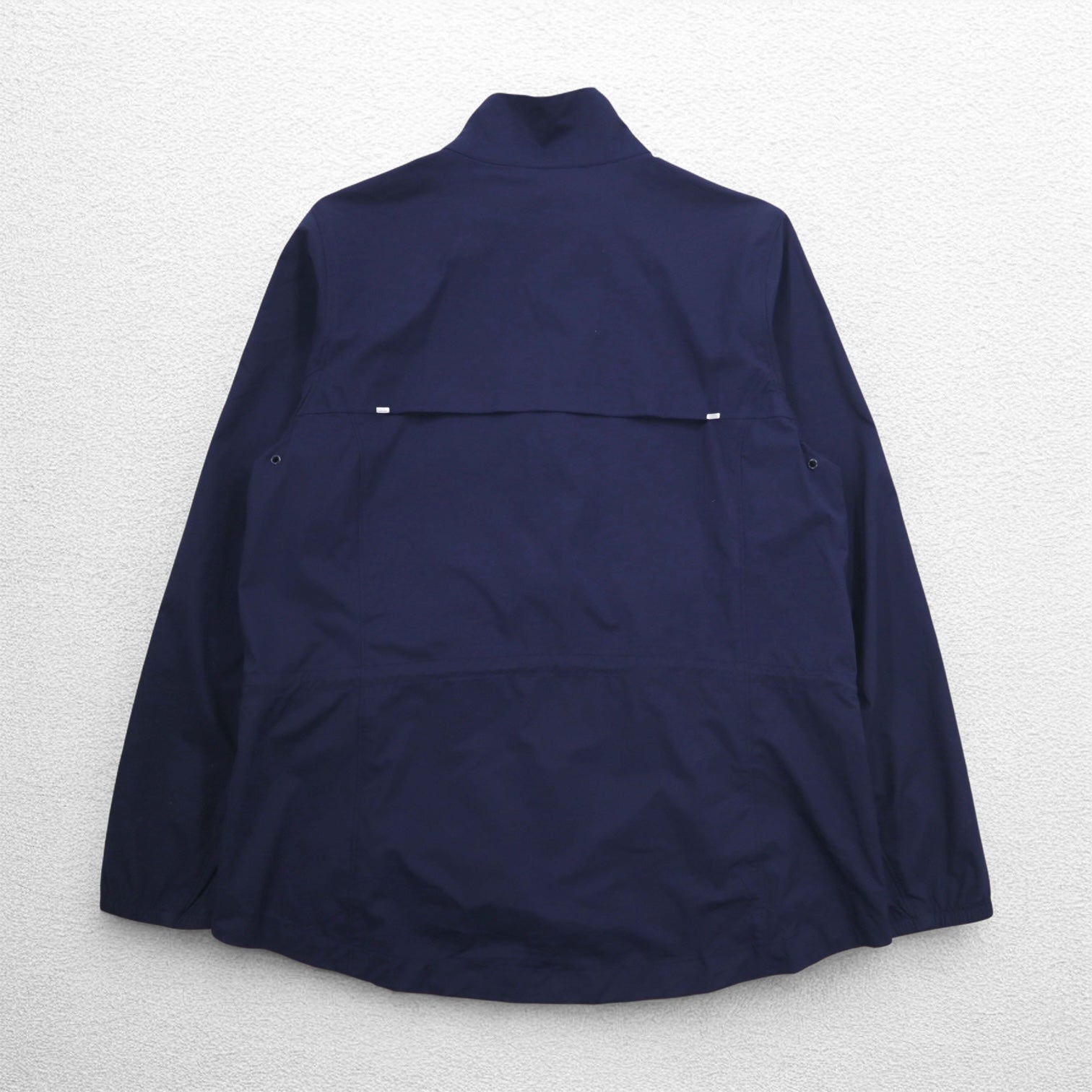 POLO GOLF RALPH LAUREN Giacca a guscio in nylon, taglia M, blu navy, impermeabile, elasticizzata, ricamo pony RSM CLASSIC