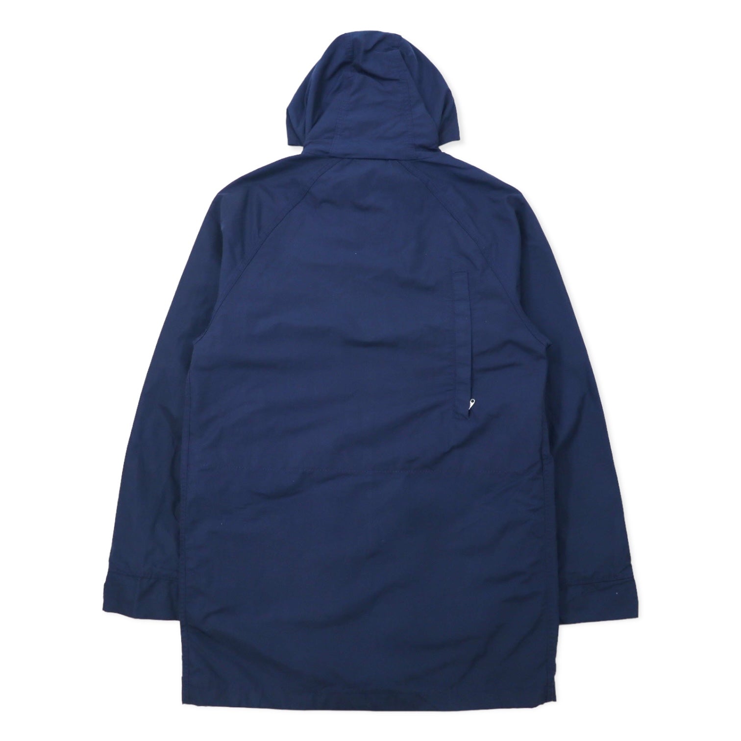 Woolrich Mountain Parka anni '70, taglia M, blu navy, poliestere, doppia cerniera, etichetta bianca, cerniera a goccia TALON