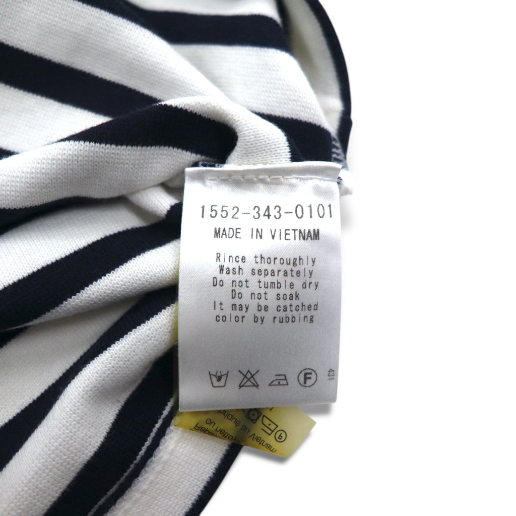T BY ALEXANDER WANG T-shirt a maniche lunghe crop a righe M UNITED ARROWS (modello speciale) 1552-343-0101
