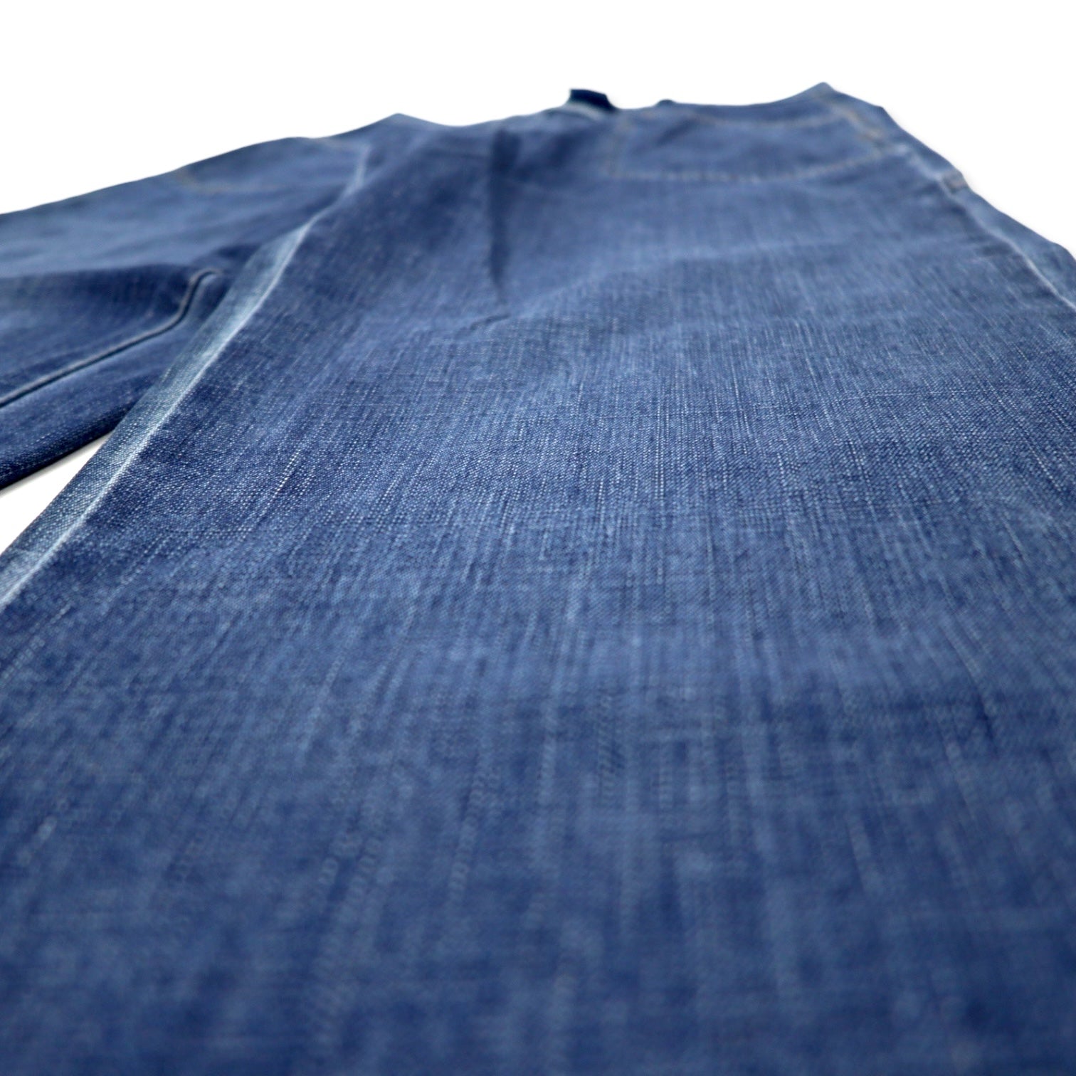 MARITHE FRANCOIS GIRBAUD Jeans affusolati a sacco S blu cotone chiusura lampo made in Japan